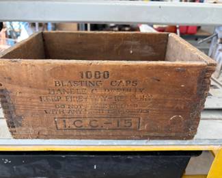 Blasting Caps Crate