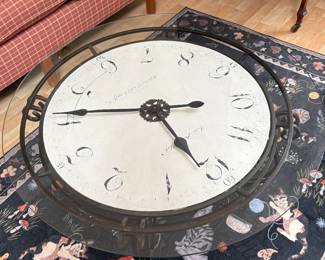 Large Clock Face Coffe Table