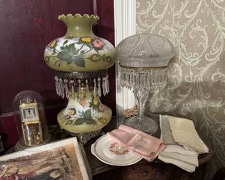 Antique Prism Lamps