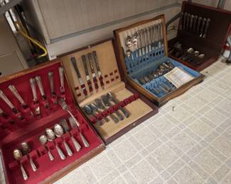 12+ Sets of Silverplate Flatware