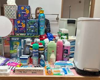 Bathroom Cleaning And Toiletries