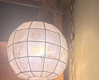Capiz Shell Hanging Light