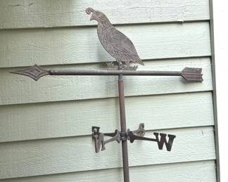 Copper Quail Weathervane