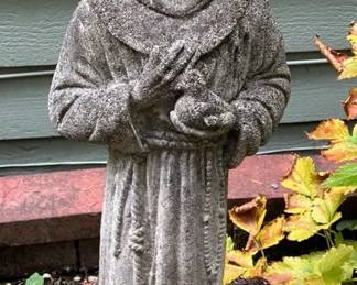 St Francis Of Assisi Cement Statue