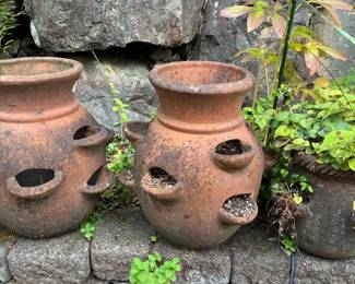 Terra Cotta Strawberry Pots
