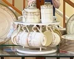 Noritake Barrymore China Set Platter Tureen Gold Charger Plates