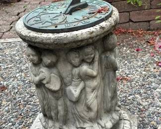 Cement Sundial