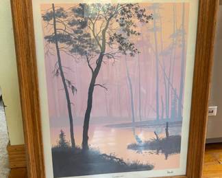 Framed Limited Edition Print Silhouettes By RD Dimick