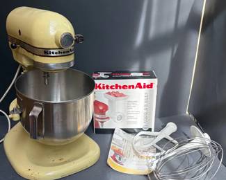 Vintage HobartEra KitchenAid Model K5A  Accessories