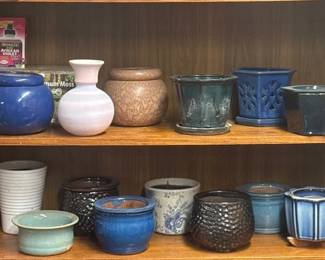 Ceramic and Glazed Pottery Planters