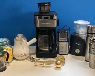 Coffee Time  Hamilton Beach Coffee Pot With Grinders  More