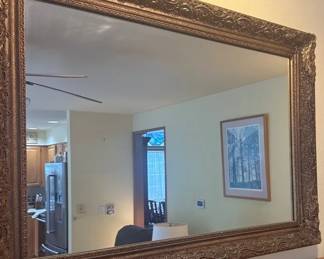 Vintage Gold Ornate Mirror
