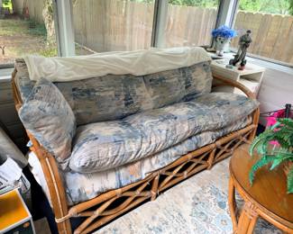 Rattan porch set from 1920s, stayed within the family for almost 100 years.