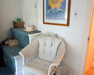 Wicker chair from the early 1900s,