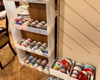 200 plus rolls of ribbon