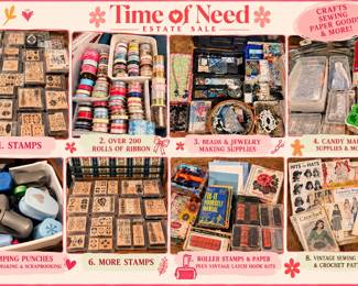 Calling all teachers, jewelry makers, and card hobbyists: The basement is our Crafter's Paradise!