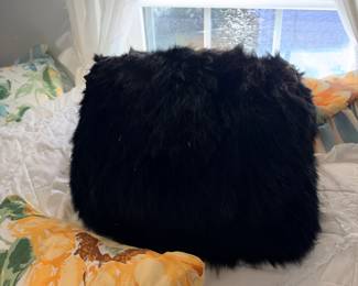 Real fur Muff