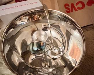 Punch bowl, service for 12