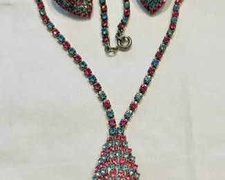 Vintage signed rhinestones