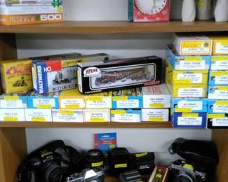 Model Train and Camera items
