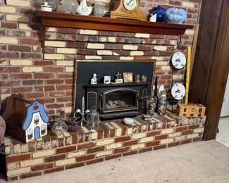 Vintage Clock and other items