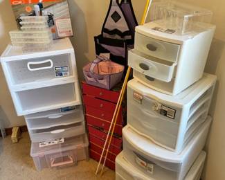 Craft Room Storage Organization