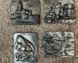 Embossed Metal Plaques By Sami Zilka