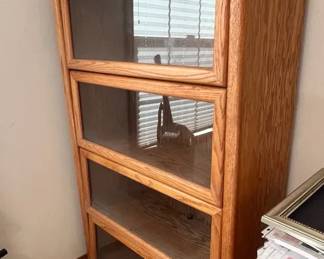 Golden Oak Barrister Bookcase
