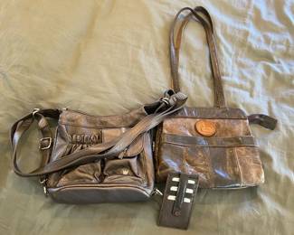 Gold Duck Leather Purse Handcrafted Card Holder Purse King Handbag