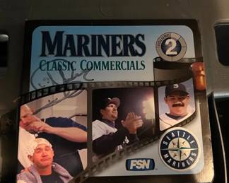 Mariners Classic Commercials CD Signed On Front By Unknown
