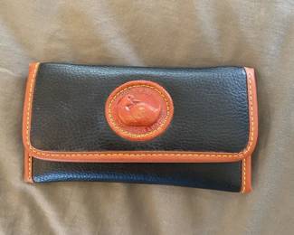 Dooney Bourke NavyBrown Wallet