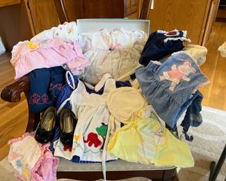 Vintage Baby Girl Clothes 36 mo to 24 mo