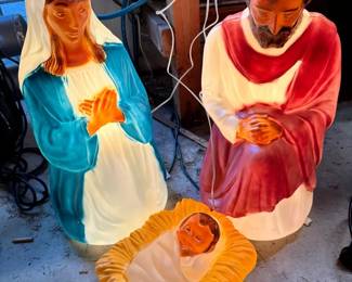 Illuminated Nativity