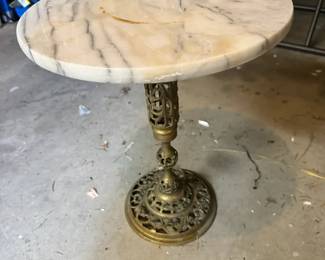 Marble Tabletop Pedestal Stand