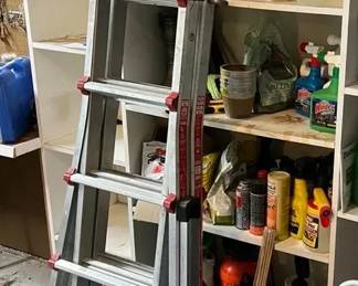 Large Lot Of Gardening Chemicals Little Giant Ladder