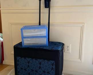 Scan Cut DX Rolling Tote Bag For Sewing Machine Thread Bin