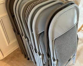 11 Folding Padded Chairs