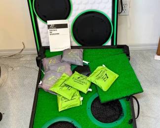 Cornhole Game With Reversible Panels