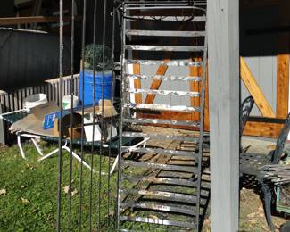 Metal bench