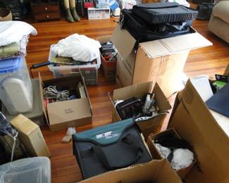 Boxes to go through partial digger sale