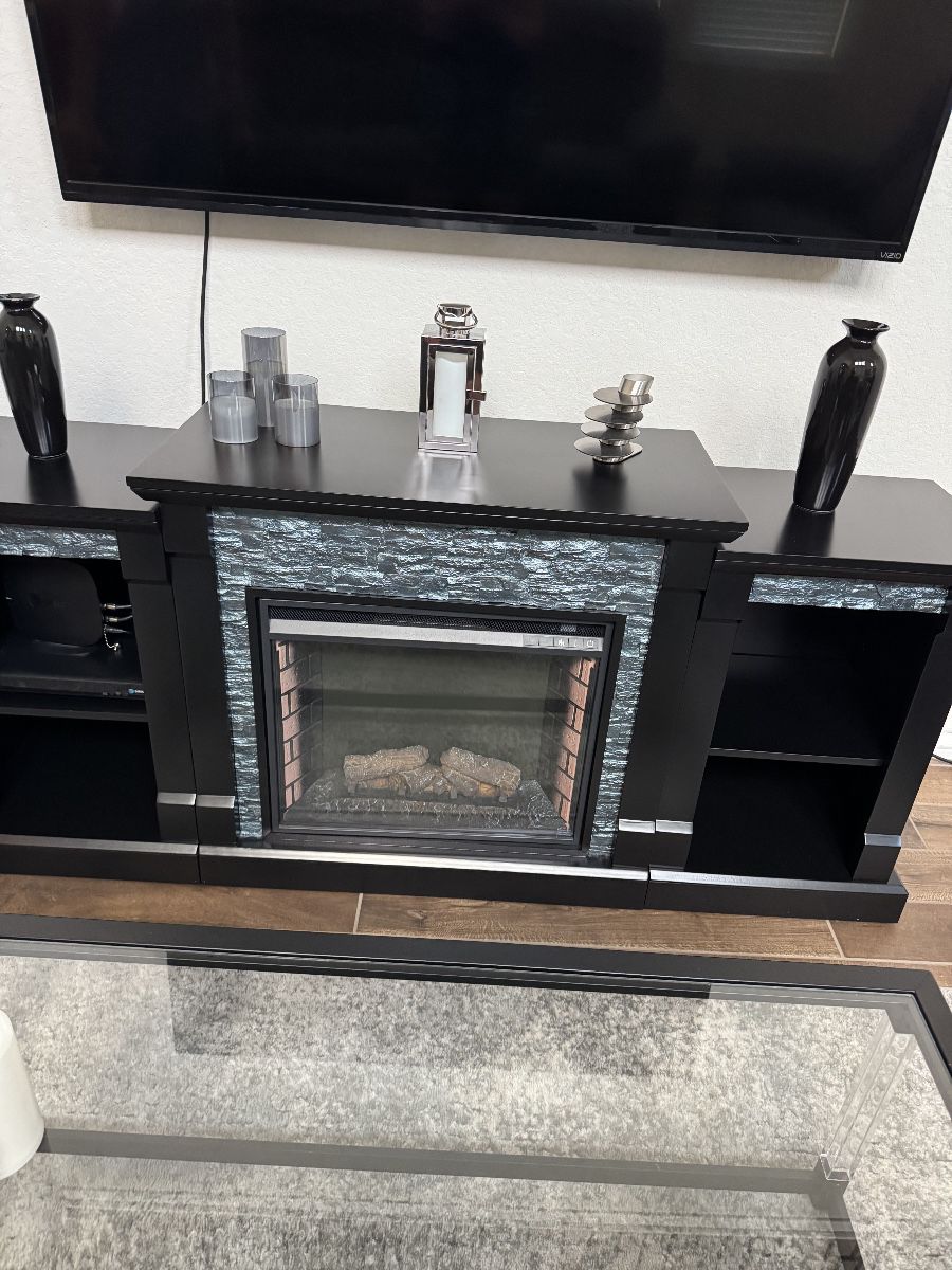 3-Piece Fireplace (Electric) TV Stand $795