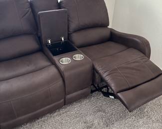 Love Seat has Center Console & Drink Holders $250