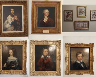 wall art, paint on canvas, framed art