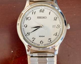 Seiko Men's SGEH73 Quartz Sapphire Stainless Steel Watch