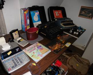 Office Desk, Calculators, Typewriters and more.