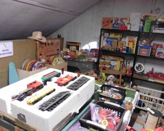 50's & 60's Toys (trains, Doll Bed, Puzzles and more