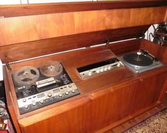Mid Century Stereo Cabinet
