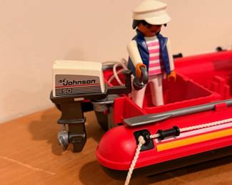 Early 1990’s Playmobil Sports Divers and Raft set