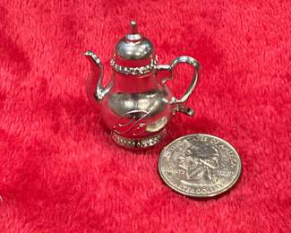 1960’s rare Mattel Barbie ‘Hostess Gift’ silver teapot with original lid