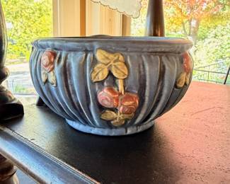 Ca. 1915 Weller Pottery “Blue Draper” bowl/planter